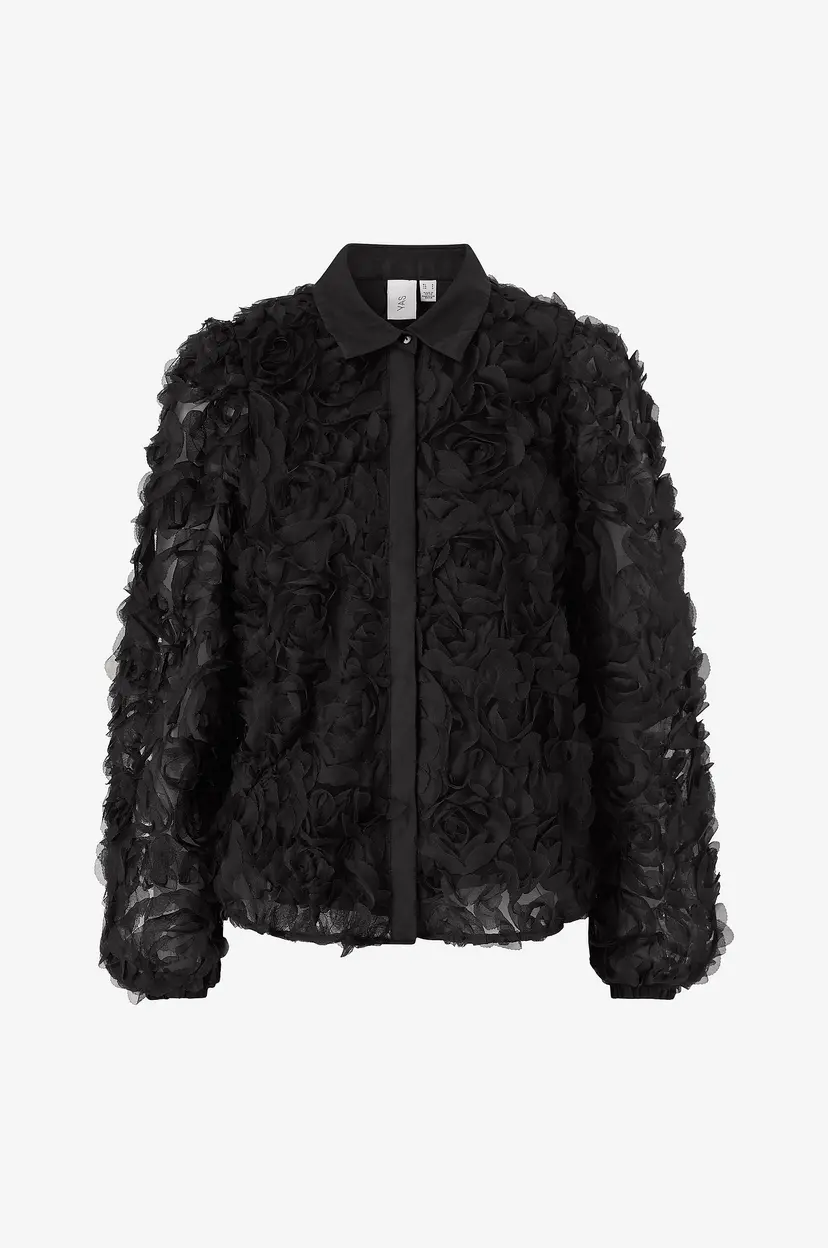 Y.A.S Bluse yasRoso LS Shirt - Svart