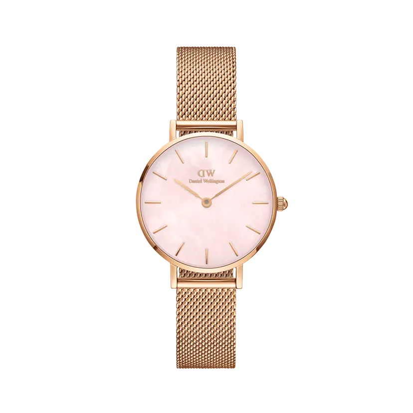 Daniel Wellington Rose Gold 28mm Watch Petite Melrose Pearl | DW