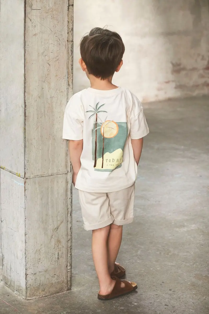 En Fant En Fant T-shirt SS Egret (134 / 9 år)