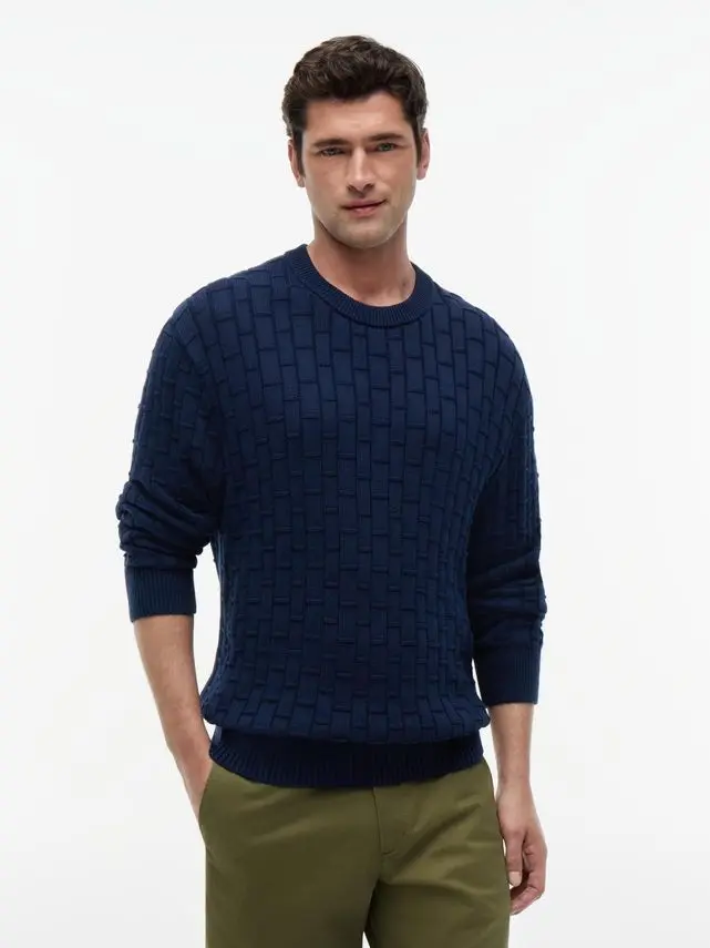 Tommy Hilfiger MOCK CABLE CREW NECK