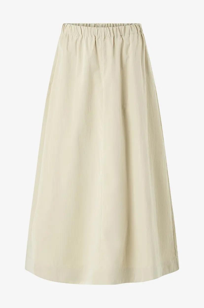 Levete Room Maxi skjørt Lr-lea 2 - Beige