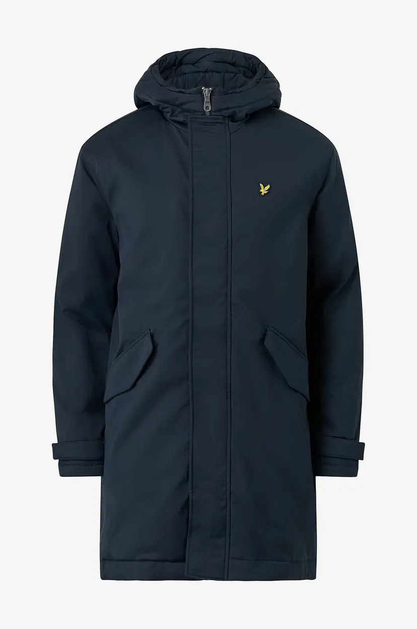 Lyle & Scott Parka Padded Fishtail - Blå