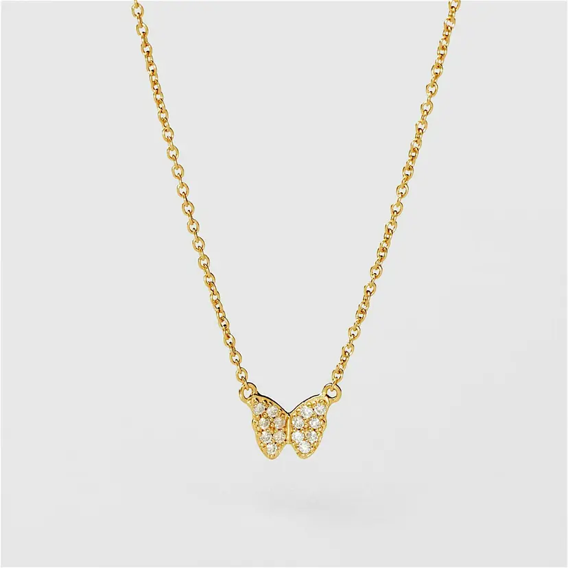 Bling Butterfly Halskjede