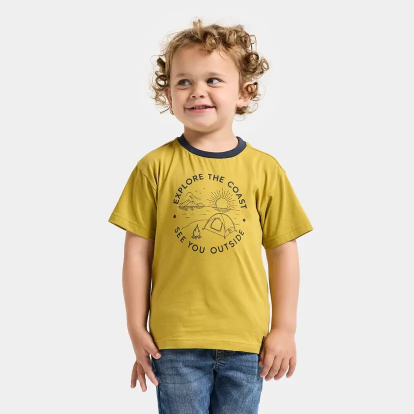 Didriksons Mynta Kids' Logo T-shirt