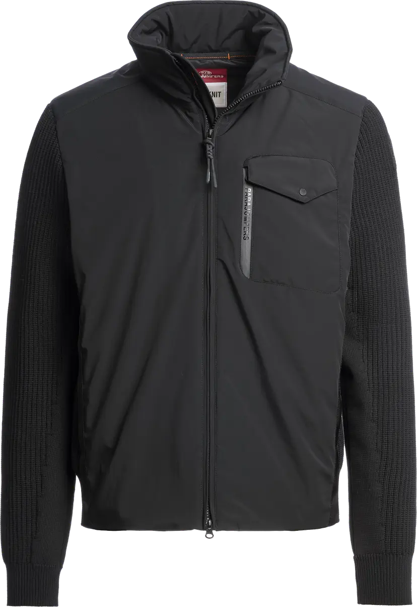 Parajumpers Parajumpers Men's Steel River Hybrid Cardigan Black