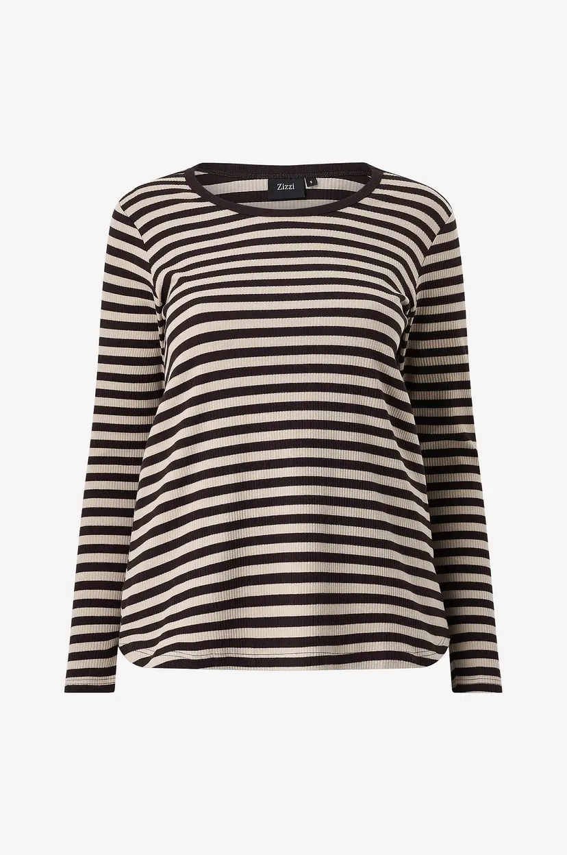 Zizzi Topp caMandrine - Brun