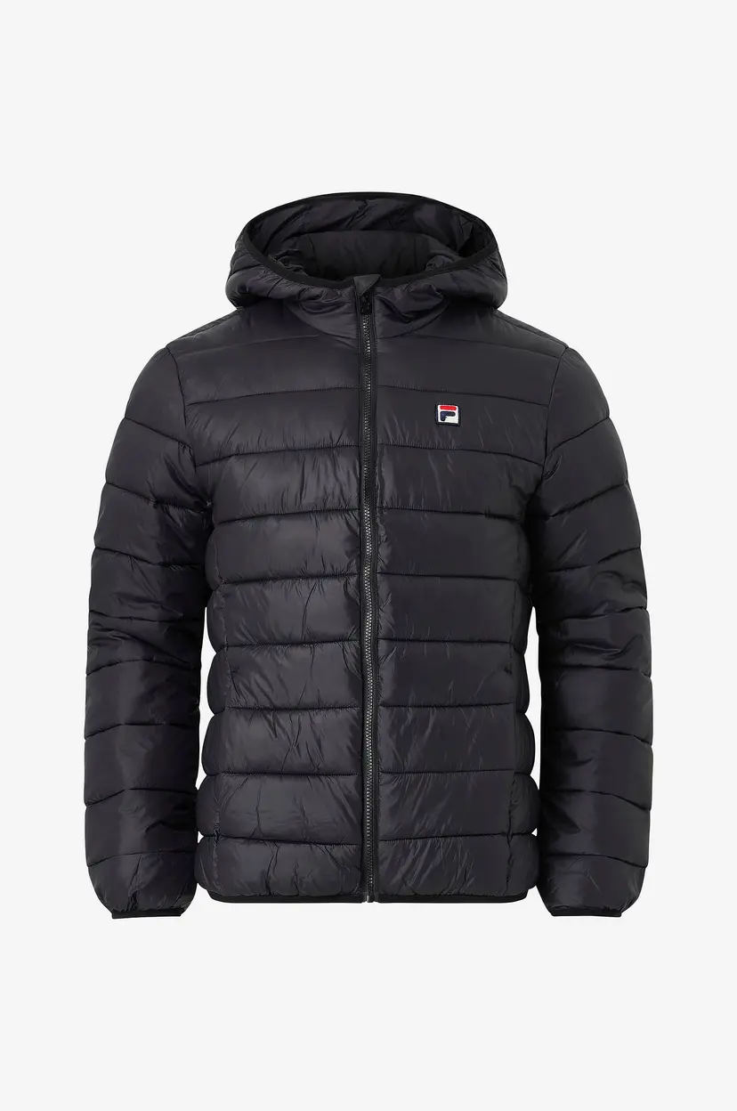 Fila Pufferjakke Milano Regular Hooded Thin Puffer - Svart