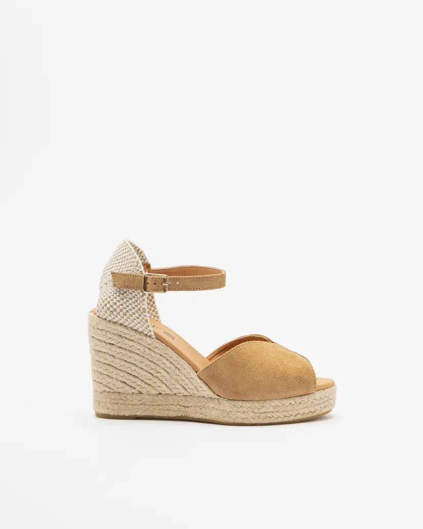 PROF PROF 26YU150 Taupe Wedge espadrilles