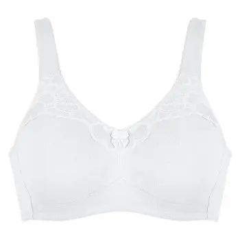 Naturana NATURANA BH Molded Cotton Soft Bra Hvit bomull B 105 Dame