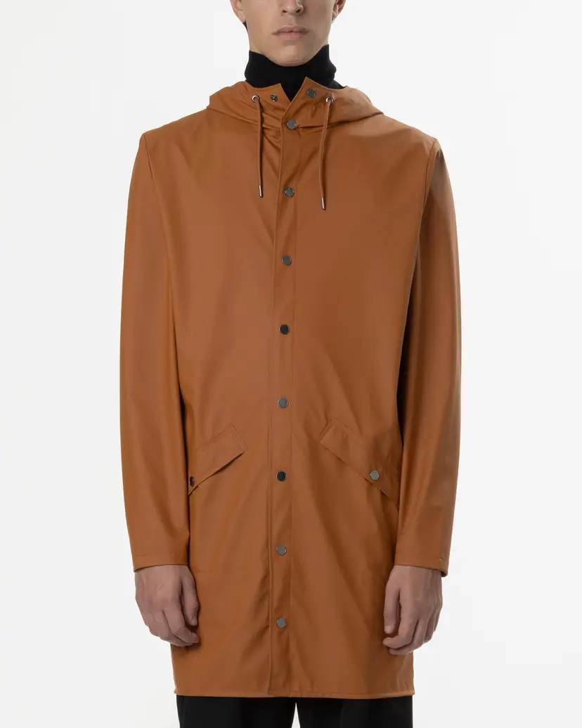 Rains Rains 12020 Orange Long waterproof parka