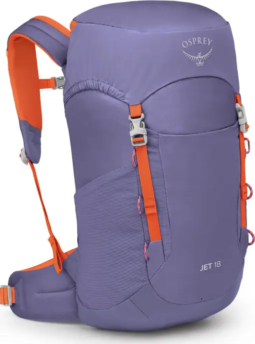Osprey Osprey Kids' Jet 18 Euphoria Purple/Mars Orange