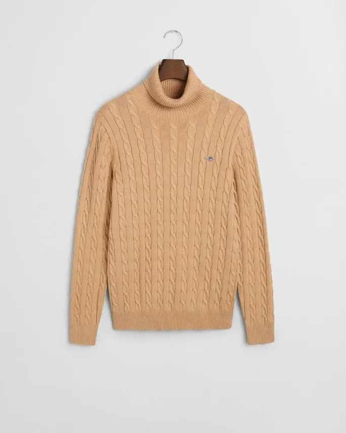 Gant COTTON CABLE TURTLE NECK