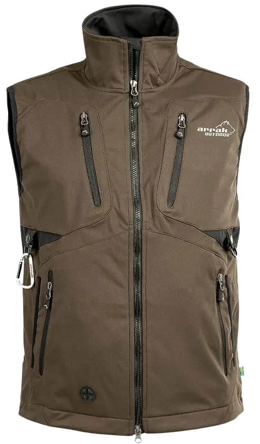 Arrak Outdoor Arrak Outdoor Arrak M's Acadia Softshell Vest Brown