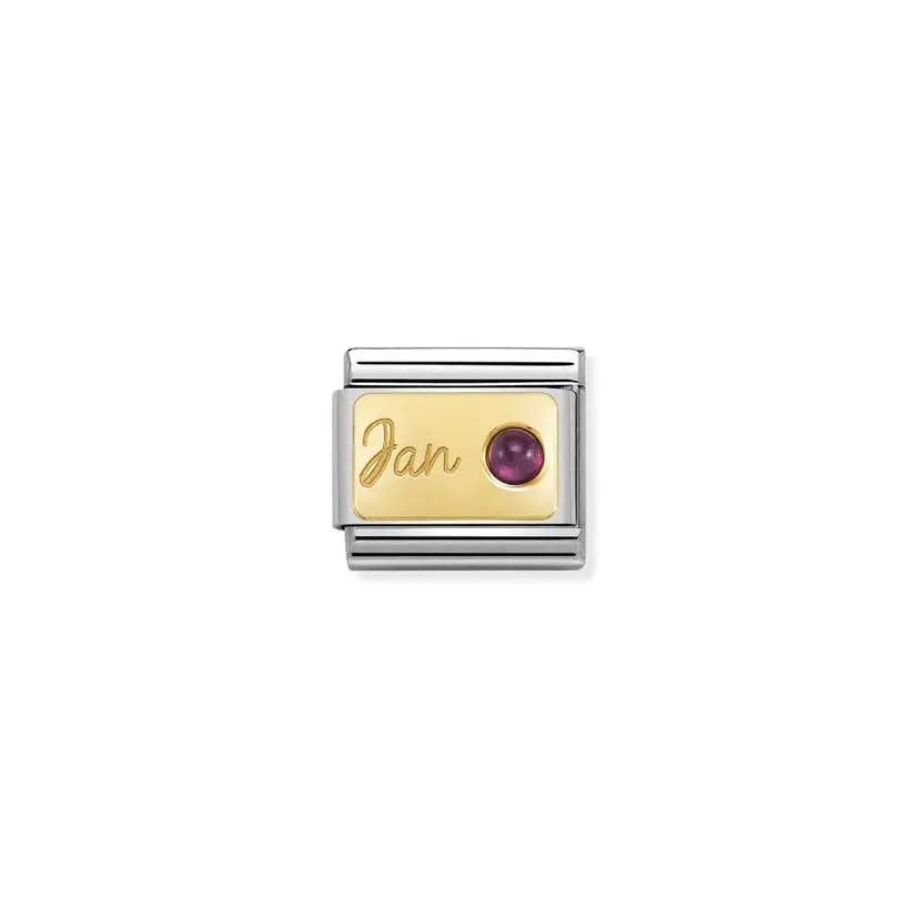 Nomination Month Stone January Garnet Gold