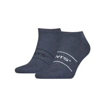 Levi's Levis Strømper 2P Organic Cotton Ankle Sock Marine Str 43/46