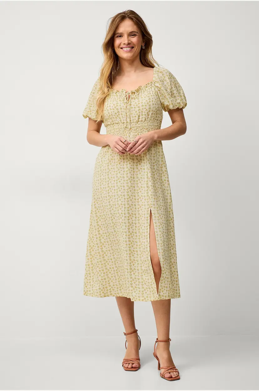 Ellos Collection Kjole Josefin - Beige