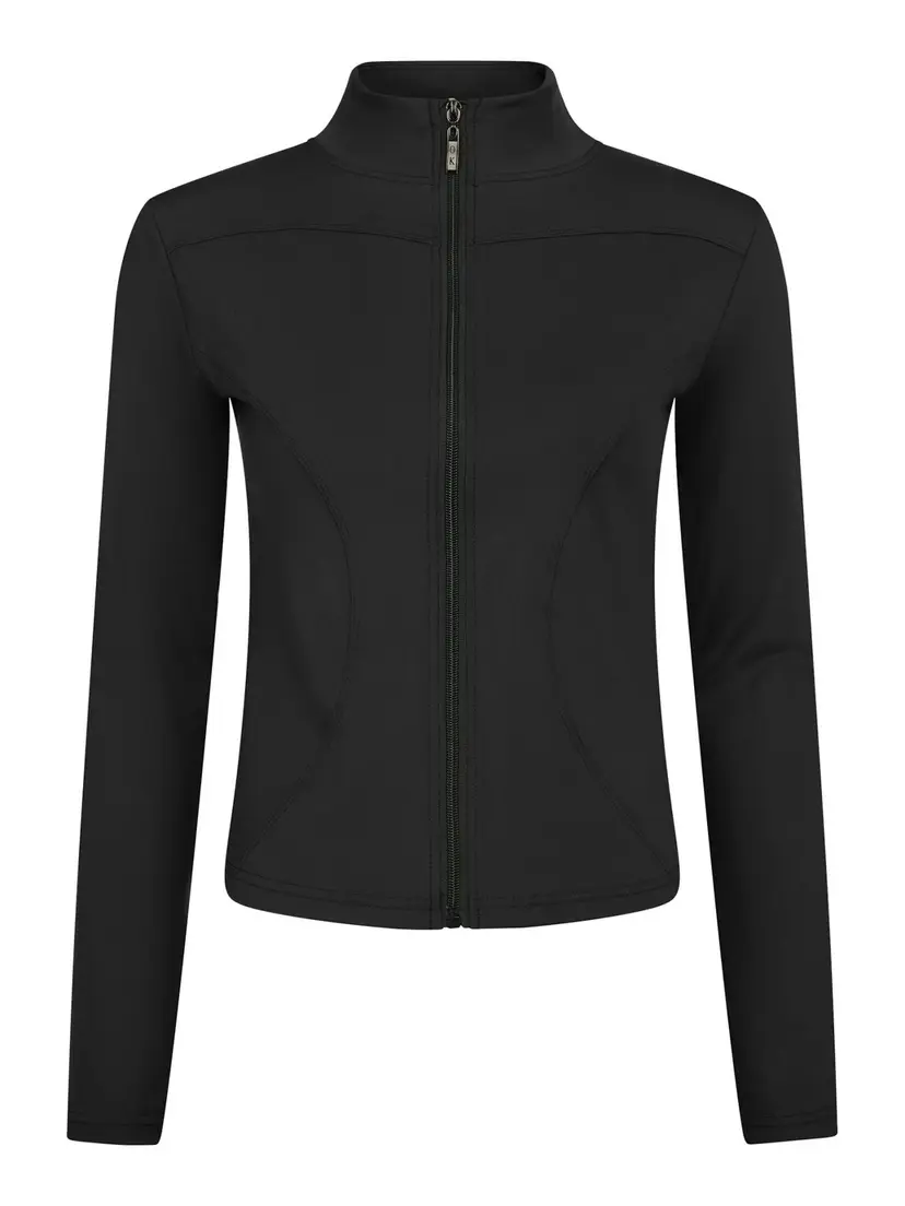 Neo Noir Nolana Zip Blouse BLACK