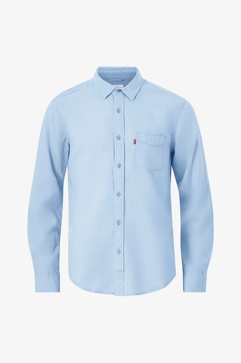 Levi's Skjorte Sunset 1 Pocket Standard - Blå