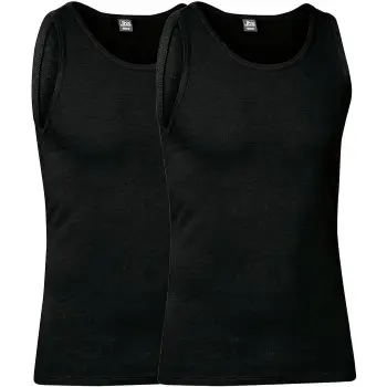 JBS of Denmark JBS 2P Organic Cotton Tank Top Svart økologisk bomull Large Herre