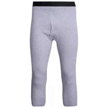 Dovre Dovre Three Quarter Long Johns Grå bomull Large Herre