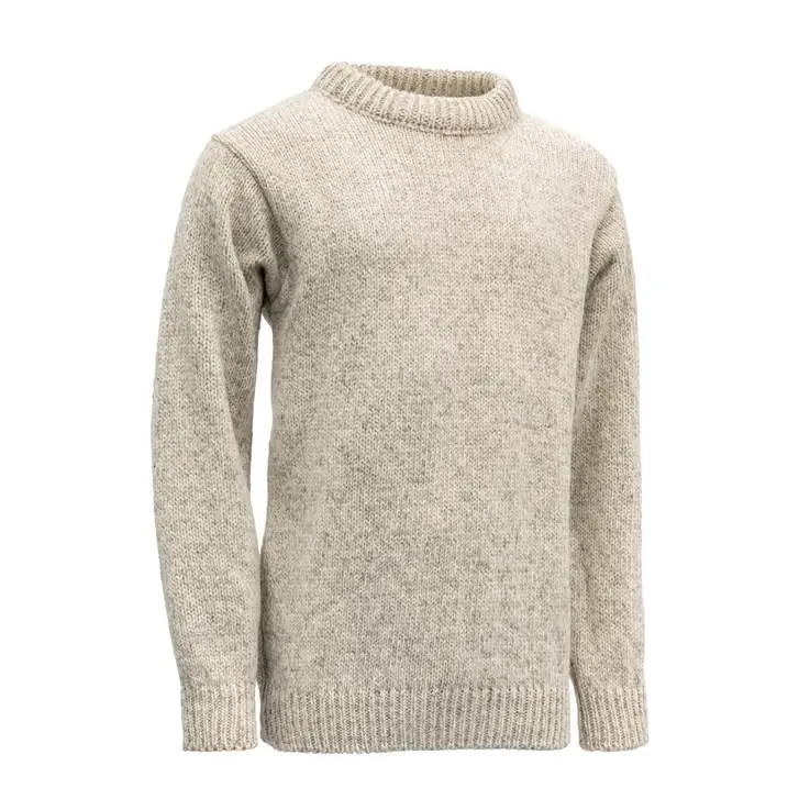 Devold Devold Men's Nansen Sweater Crew Neck Grey Melange