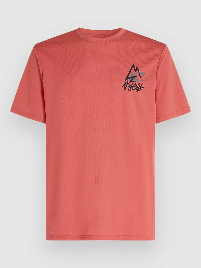 O'Neill O'Neill Hybrid Logo T-skjorte rød
