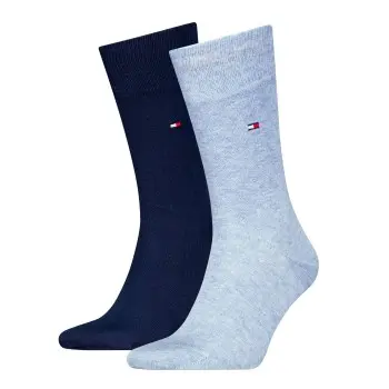 Tommy Hilfiger Tommy Hilfiger Strømper 2P Men Classic Sock Blå/Lysblå Str 47/49 Herre