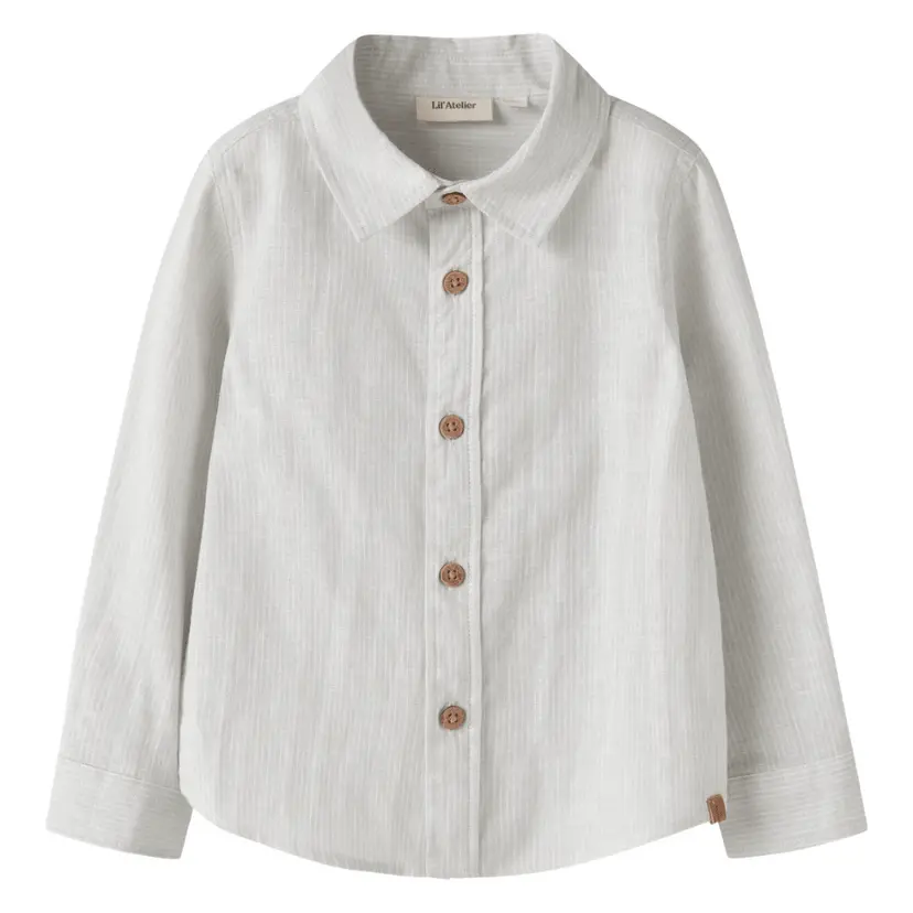 Lil`Atelier Lil' Atelier - Linskjorte Jesper Gray Dawn