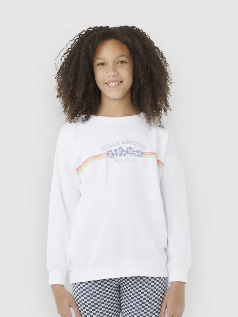 Rip Curl Rip Curl Keepsakes Relaxed Crew Kids Genser hvit