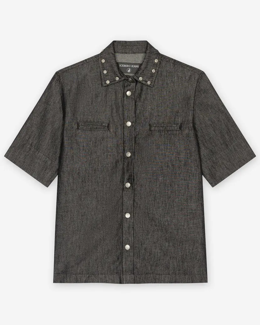 Iceberg Jeans Iceberg Jeans G091-P617 Black Shirt