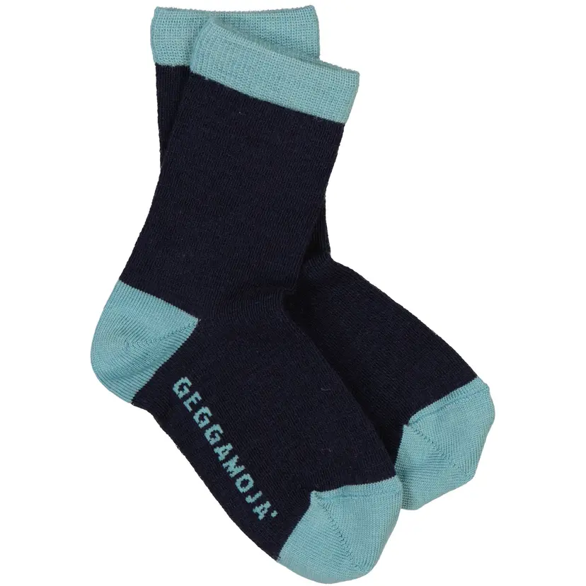 Geggamoja Strumpor Merinoull Navy - 19-21
