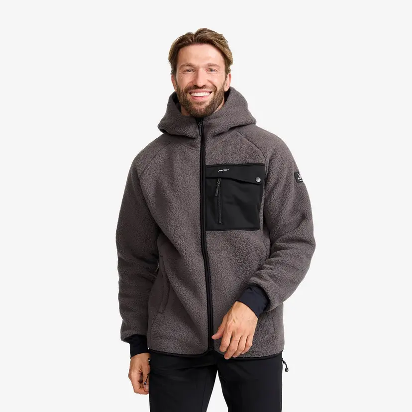 RevolutionRace Sherpa Hoodie Herre Magnet