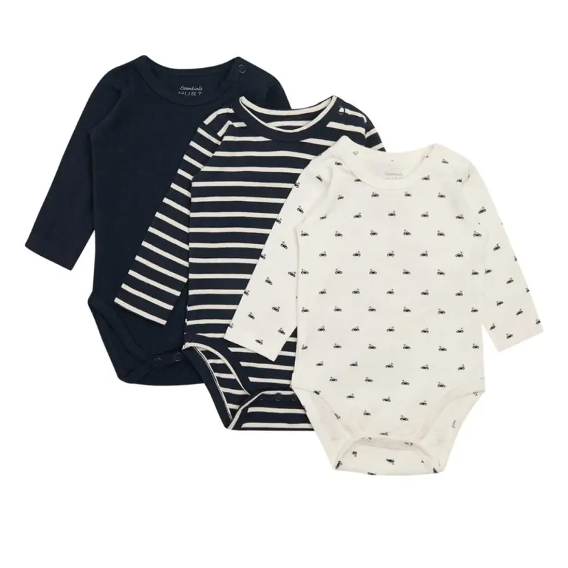 Hust and Claire Hust and Claire - Body 3 pk Bertram Navy