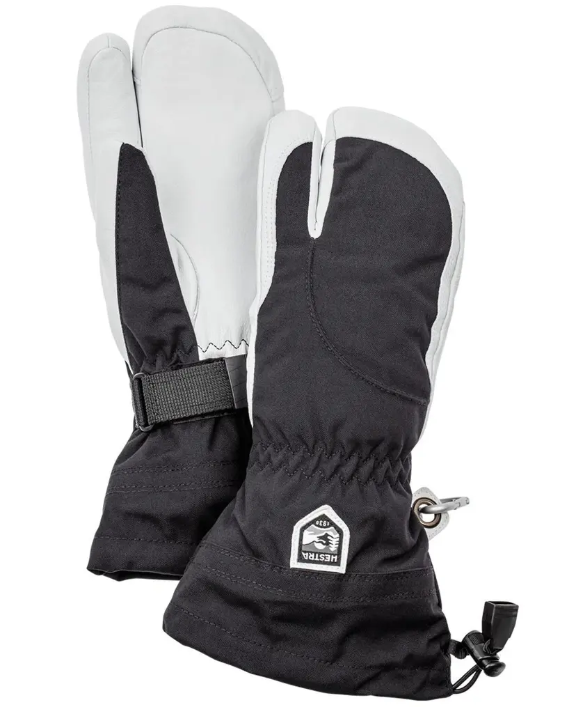 Hestra Hestra Heli Ski Wmn - 3 finger Svart/Offwhite