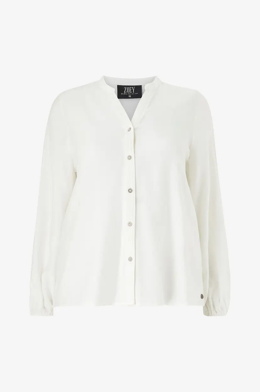 ZOEY Bluse Cora Blouse - Hvit