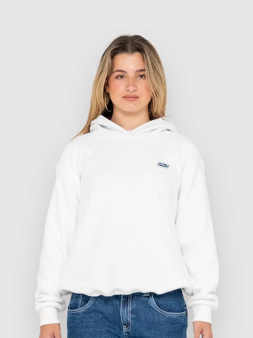 Rusty Rusty Bangez N Mash Baggy Fleece-hettegenser hvit