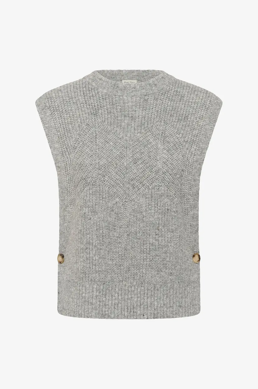Part Two Vest CharlyePW Waistcoat - Grå