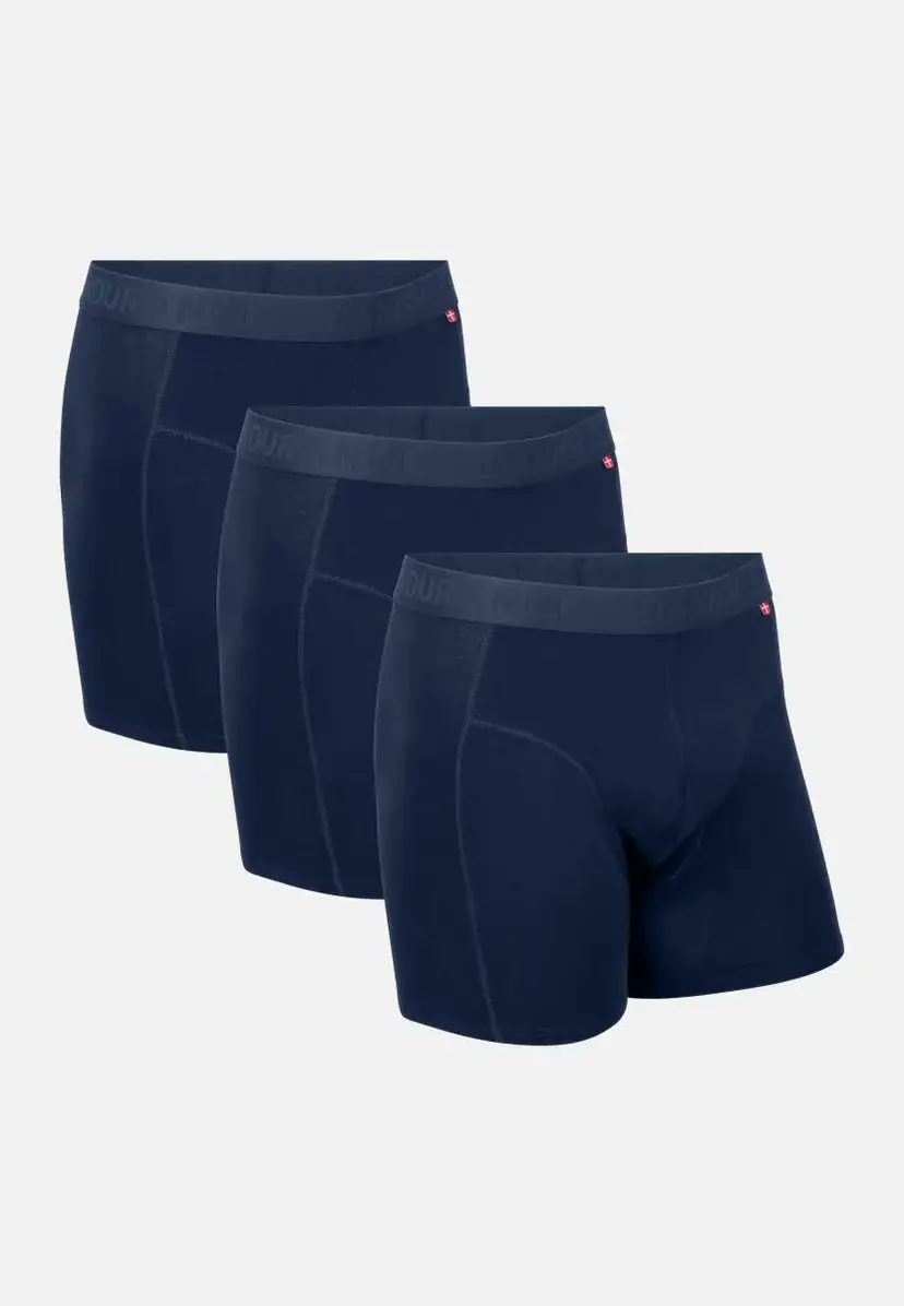 DANISH ENDURANCE DANISH ENDURANCE Marineblå Organic Cotton Boxershorts 3XL