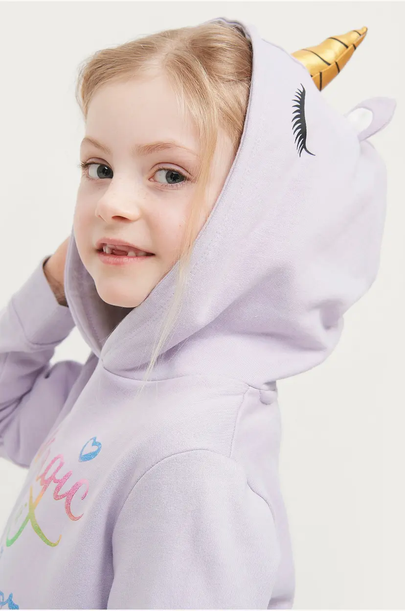 Ellos Collection Sweatshirtkjole Unicorn - Lilla