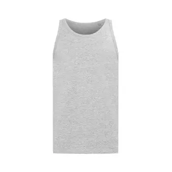 Stedman Stedman Tank Top For Men Gråmelerad bomull Small Herre