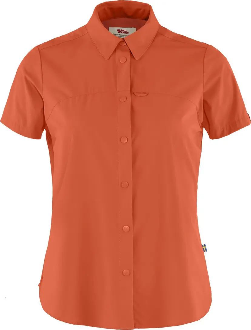 Fjällräven Fjällräven Women's High Coast Lite Shirt Short Sleeve Rowan Red