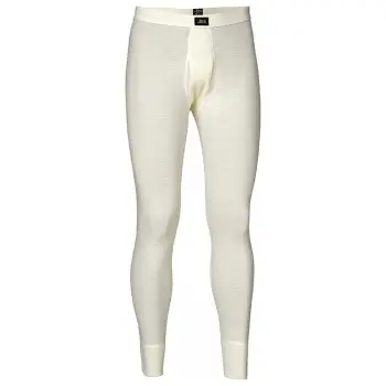 JBS of Denmark JBS Stillongs Wool Long Johns With Fly Krem ull Medium Herre