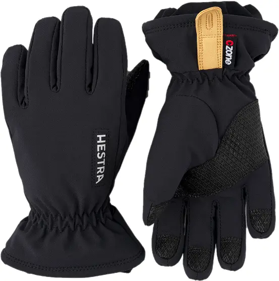 Hestra Hestra CZone Pluto Jr 5 finger Black