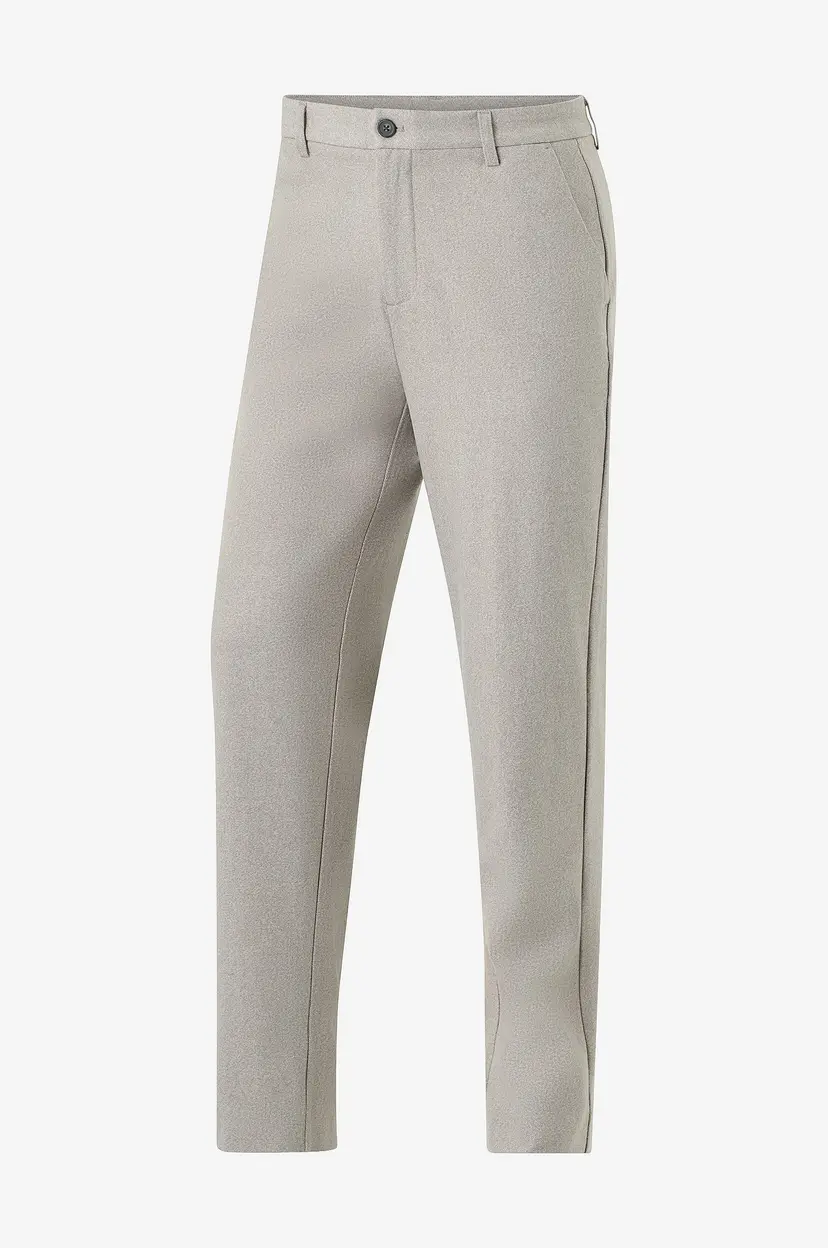 Lindbergh Dressbukser Superflex brushed melange pant - Grå