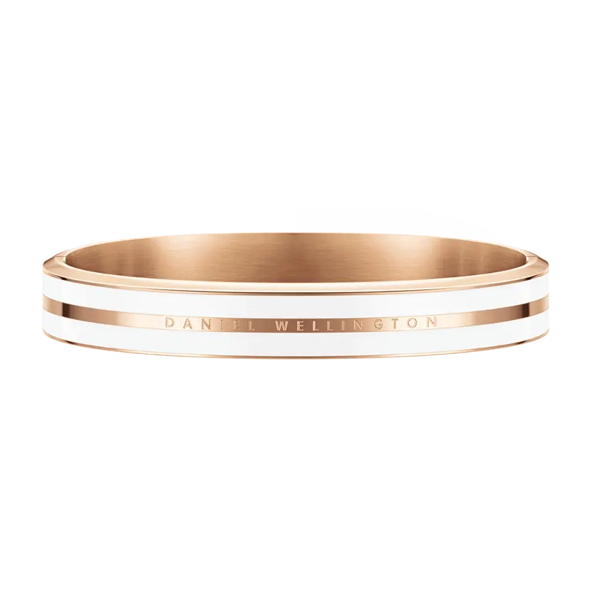 Daniel Wellington Rose Gold Bracelet Emalie Infinite Satin White | DW