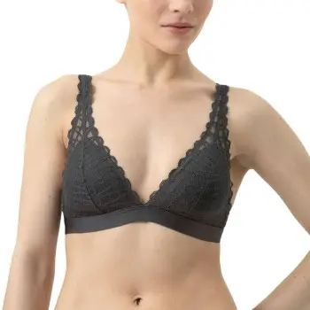 Mey Mey BH Poetry Temptation Lace Triangle Bra Grå X-Small Dame