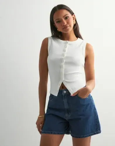 Pieces Pieces - Blå - Pcabbi Mw Shorts Noos