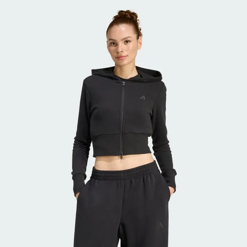 Adidas Seasonal Essentials French Terry Full-Zip Treningsoverdel