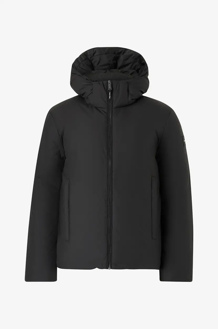 Calvin Klein Jakke Non Quilt Padded Hooded Jacket - Svart