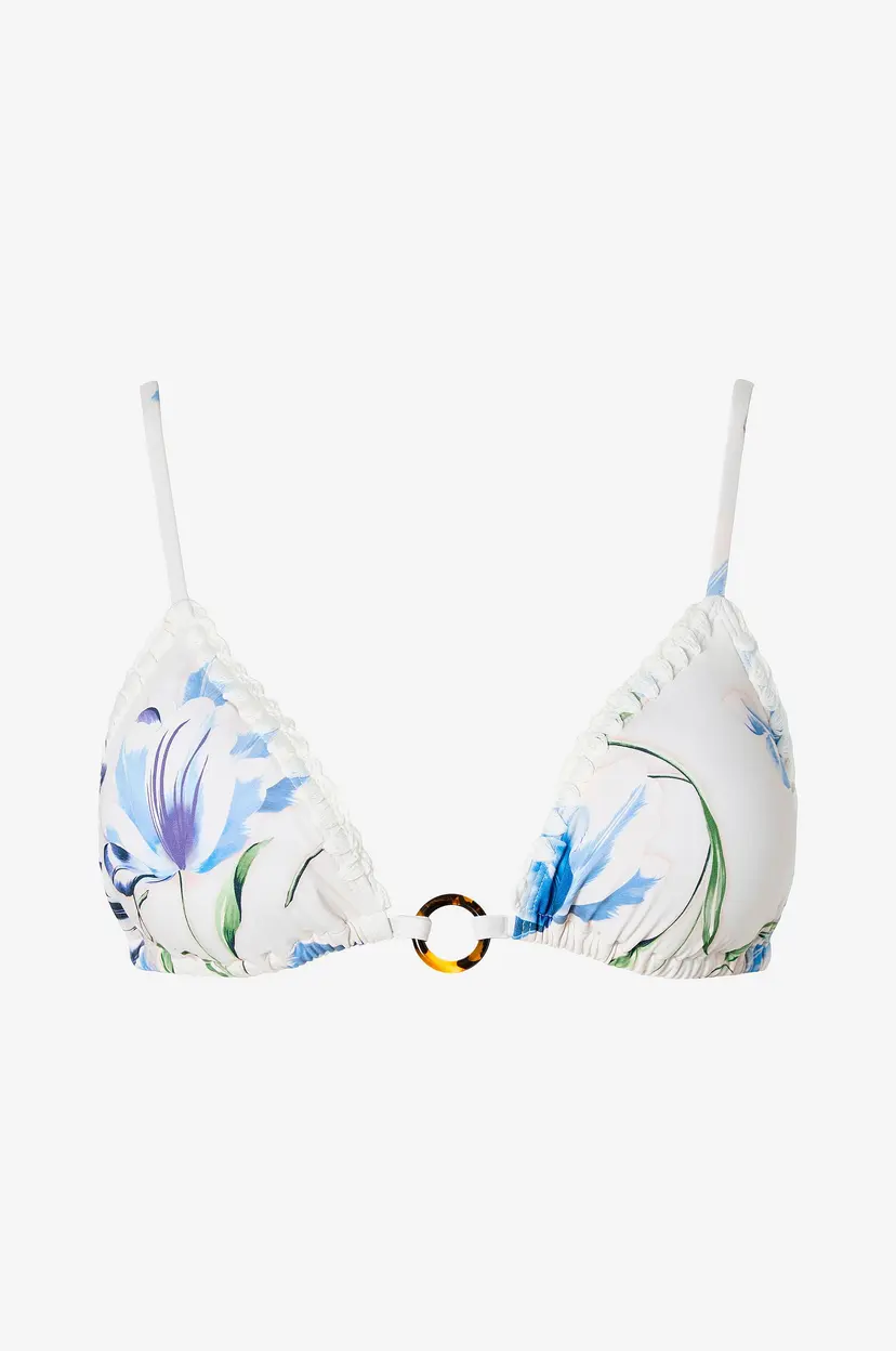 By Malina Bikini BH Roselyn Crochet Trimmed - Blå
